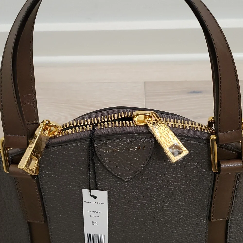 NWT Marc Jacobs The Crosby Bowery Satchel in Slate